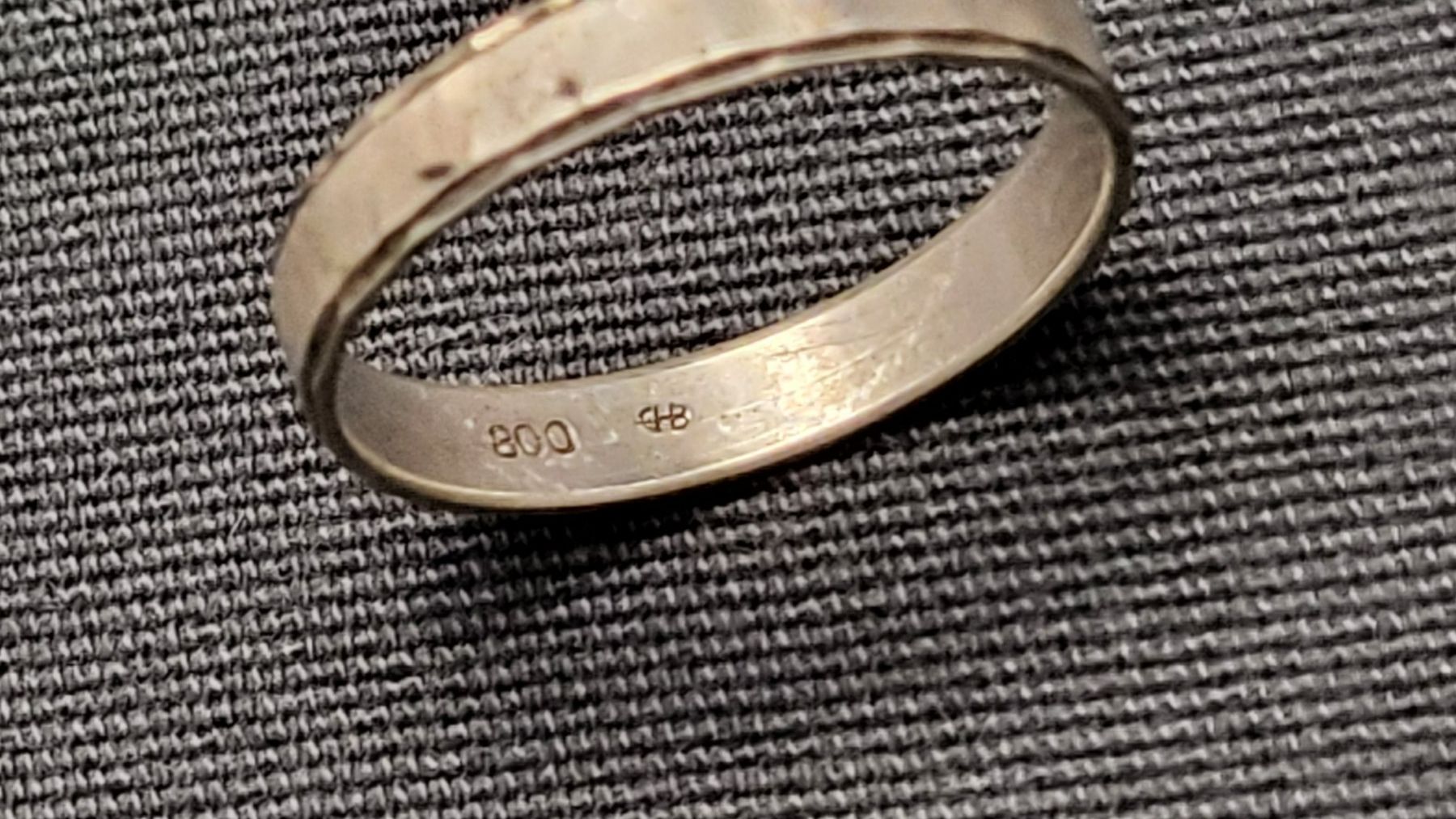 Ringe: Schlichter Silberring 800 – Gebraucht aus Basel von spinne02 3