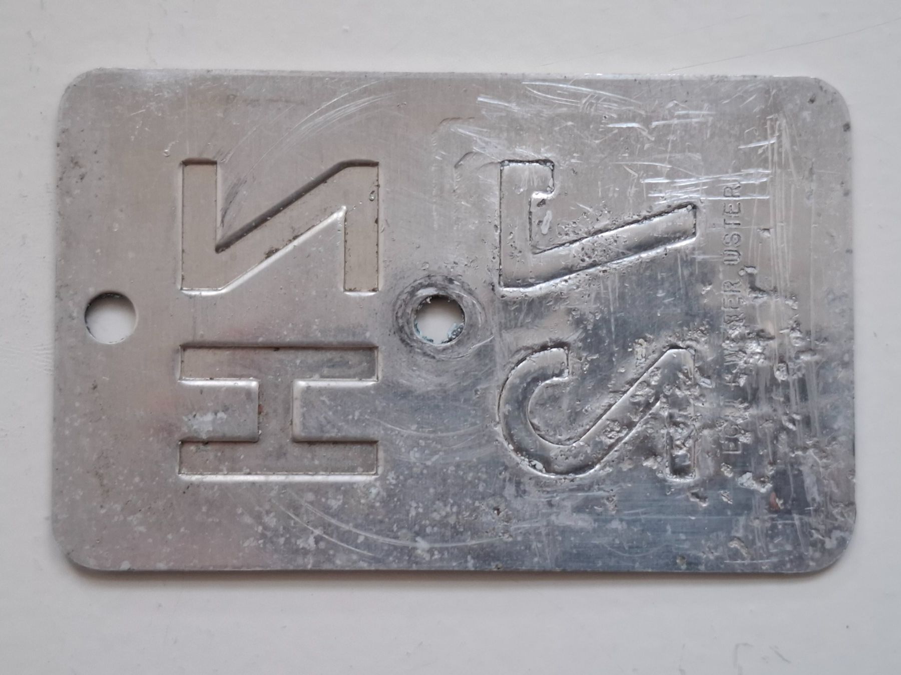 Schilder: Fahrradkennzeichen / Plaques d'immatriculation de vélo – Gebraucht aus Neuchâtel von Grandloupblanc 3