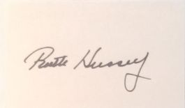 Ruth Hussey 1911-2005 Autogramm signiert Karte 7x10cm