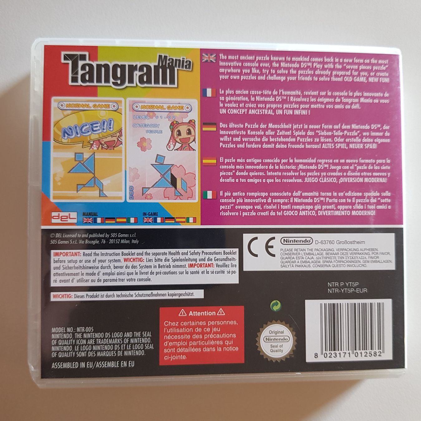 Nintendo Spiele: Tangram Mania /DS – Gebraucht aus Münchenstein von 2DGames 1