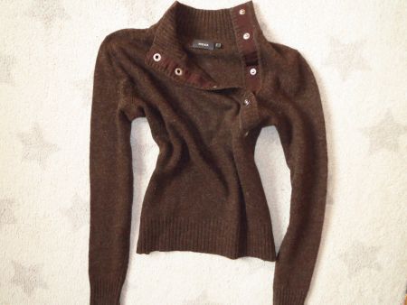 schöner MEXX Damen Pullover Gr M 80% LAMMWOLLE