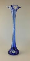 Glasstar Bohemia Kunstglasvase blau 33,5 cm Neuware