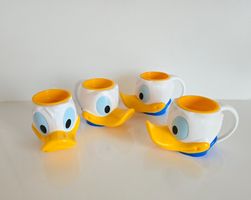 4 lässige Donald Duck Kinder Tassen