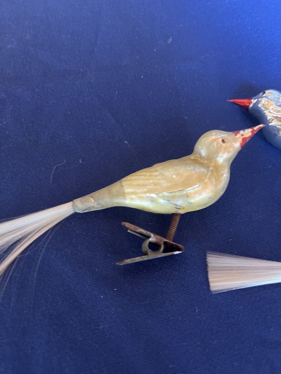 Tutte le decorazioni: 3 Antike Vögel Weihnachtsbaumschmuck  – Usato da Brienz BE venduto da hey_z9vg 2