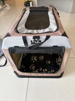 Faltbare Hundebox von Josty beige guter Zustand