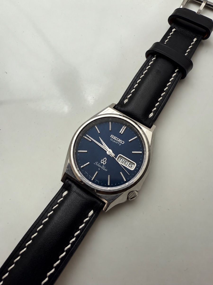 Seiko Uhren: Vintage Seiko Daydate Silverwave – Gebraucht aus basel von crinoir