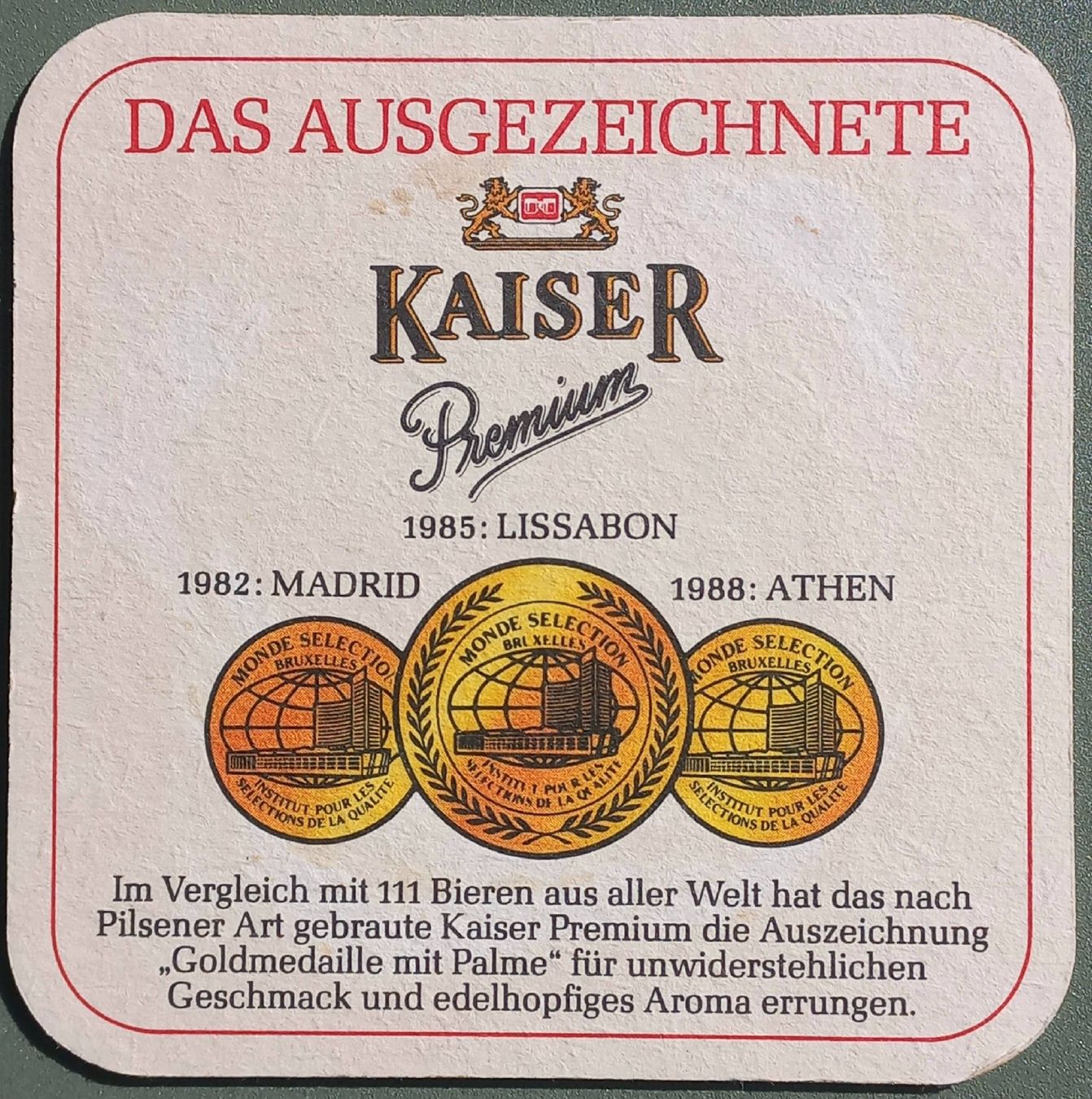 Sottobicchieri: Bierdeckel - Kaiser-Bier - 80er Jahre - A – Usato da Niederuzwil venduto da lubimaja 1