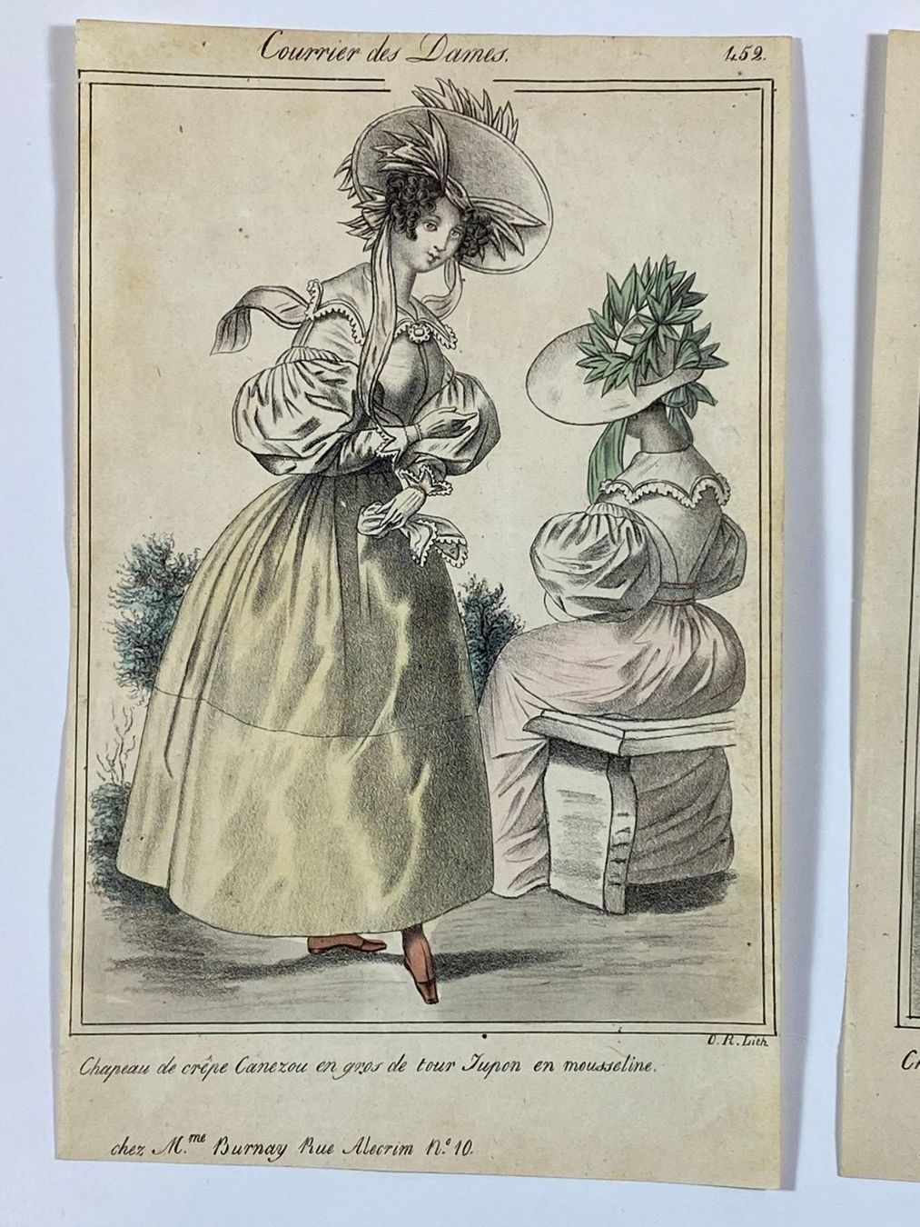 Stiche: 4 Mode Kolorierte Stahl-Stiche um 1875 – Gebraucht aus Vaduz von Unikate-Markt 2