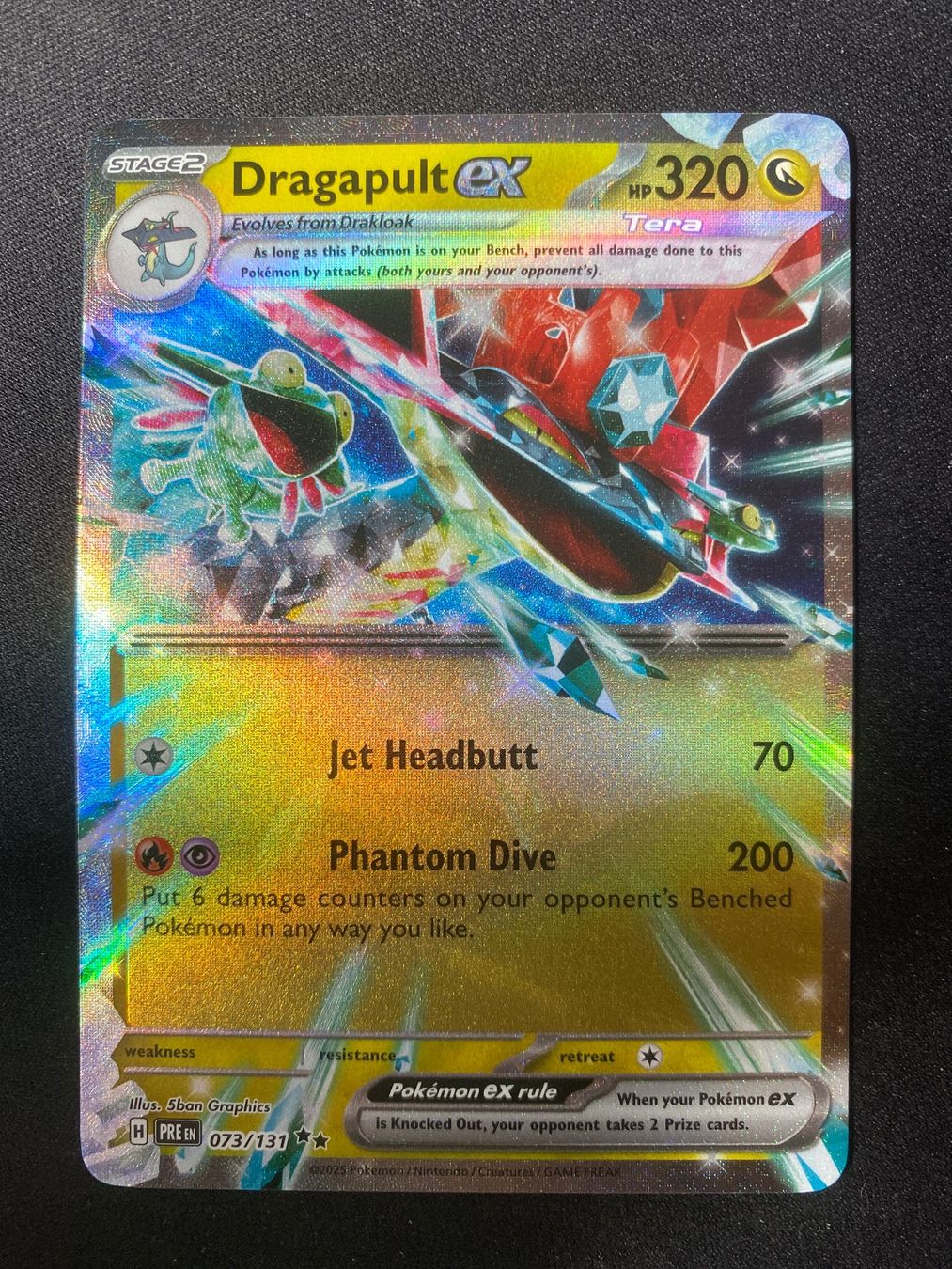 Pokémon Carte collezionabili: Dragapult ex 73 - Katapuldra ex - Prismatic Evolutions - EN – Nuovo (secondo la descrizione) da Hausen AG venduto da Shrade