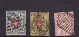 CH Briefmarken Lot "Rayon I, II + III"