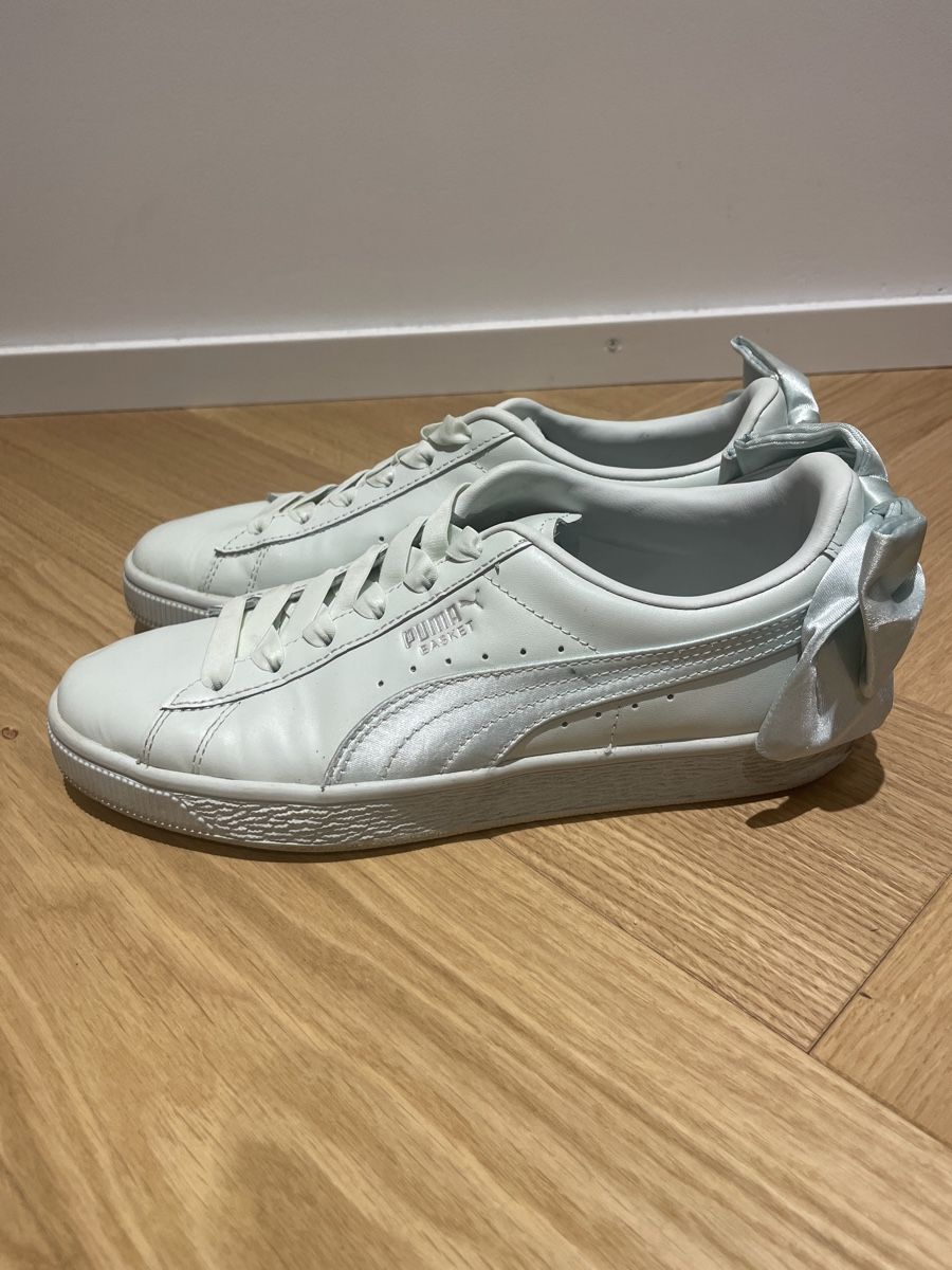 Puma Scarpe da donna: Hellblaue Pumaschuhe mit Masche, Gr. 37 – Nuovo (secondo la descrizione) da Arbon venduto da llaauraa 2
