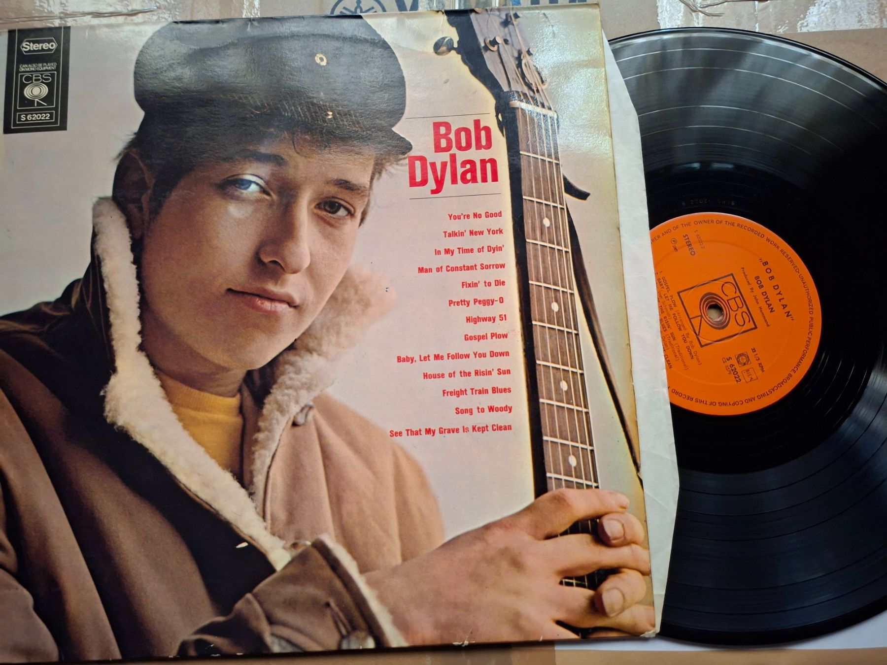 Schallplatten: Bob Dylan Bob Dylan Vinyl LP CBS 62022 Stereo – Gebraucht aus Burg AG von ..machine_rec..