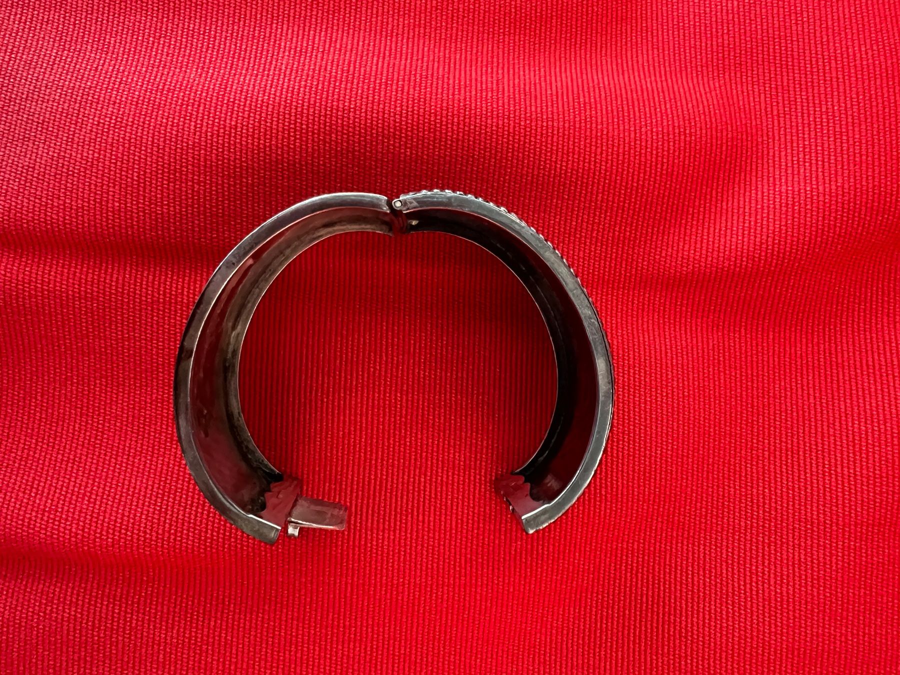 Bracciali & Braccialetti: Antiker Silberarmreif/Bangle, ca 1870 – Usato da Iragna venduto da Flips03 7