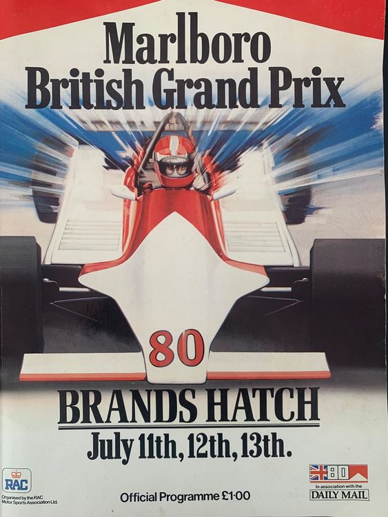 Programmheft Formel 1 Brands Hatch Jahrgang 1980 Kaufen auf Ricardo