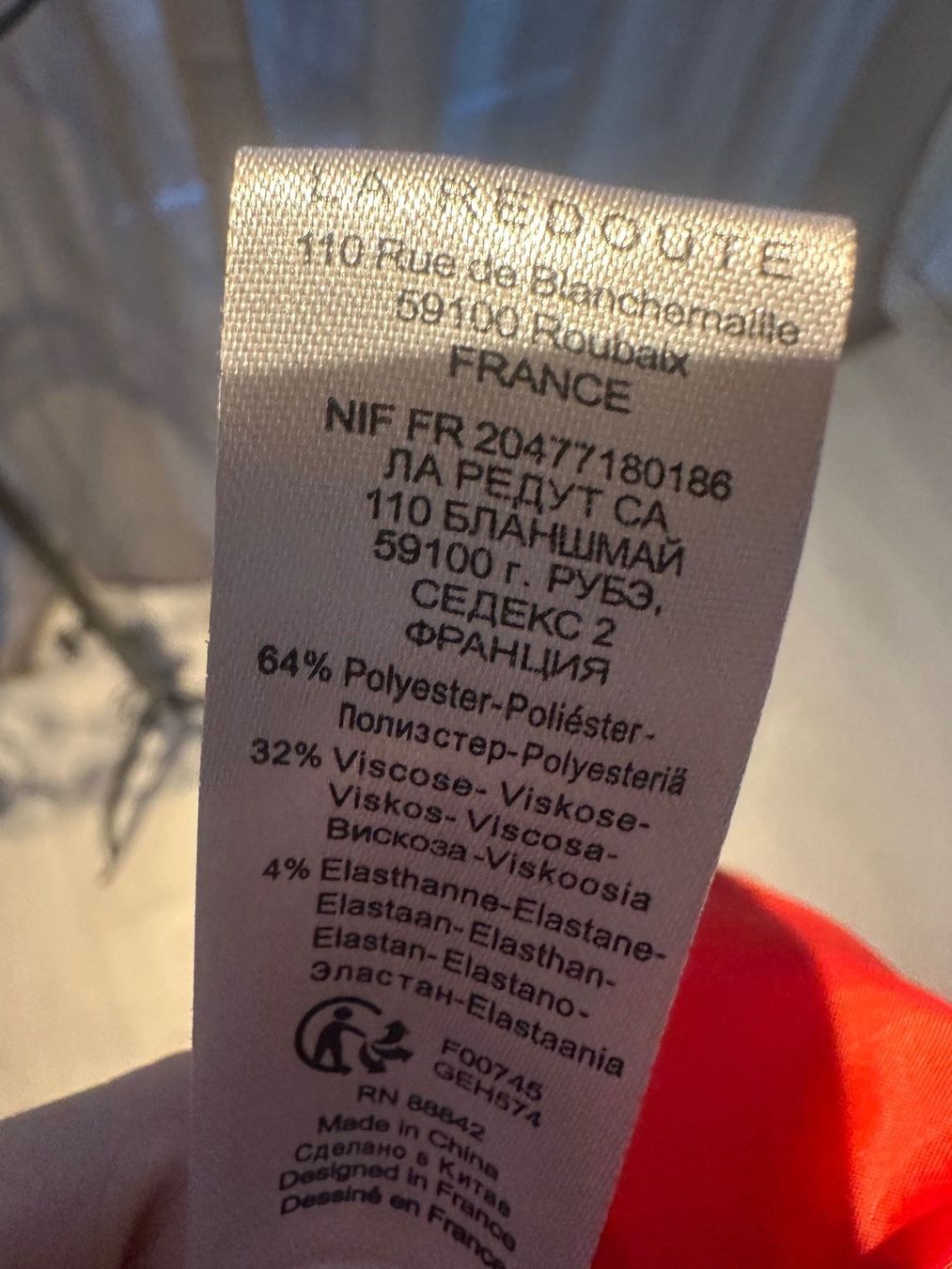La Redoute Pantaloni: Trendige Stoffhose von La Redoute, Orange – Usato da Bremgarten AG venduto da jiom 7