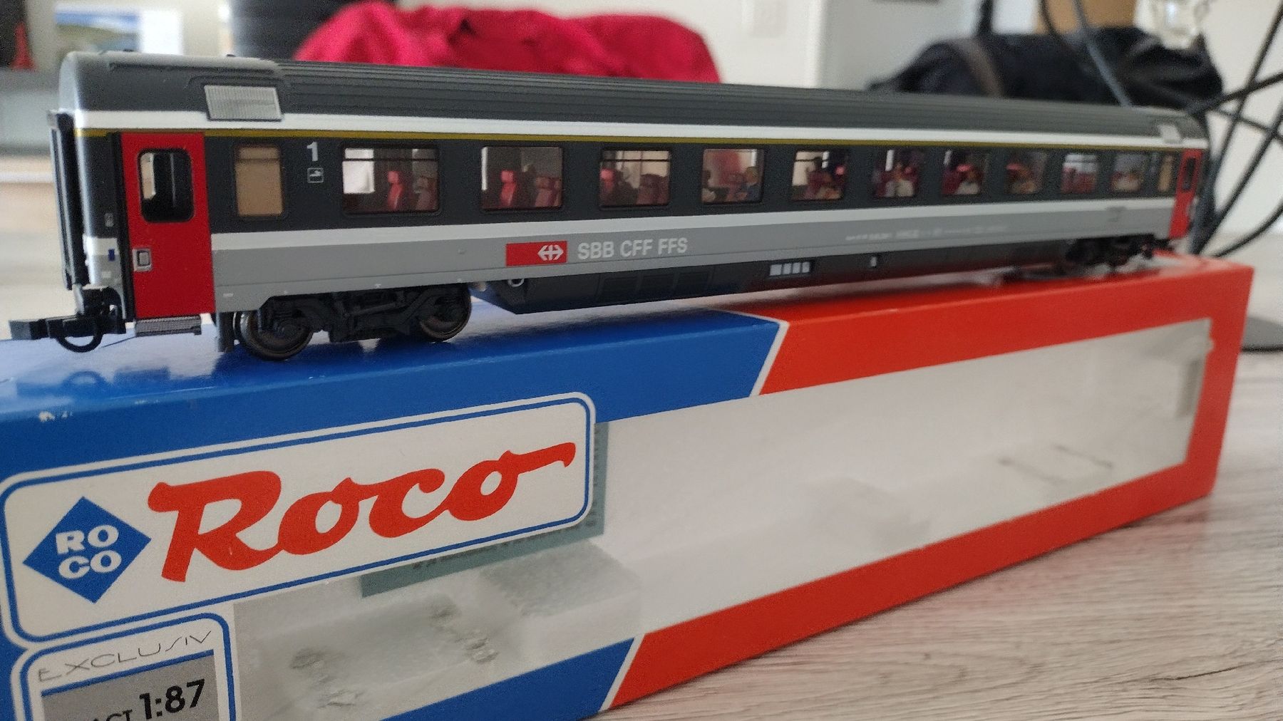 Roco Modellini di ferrovie: Voiture eurocity SBB – Usato da Vevey venduto da tgv3