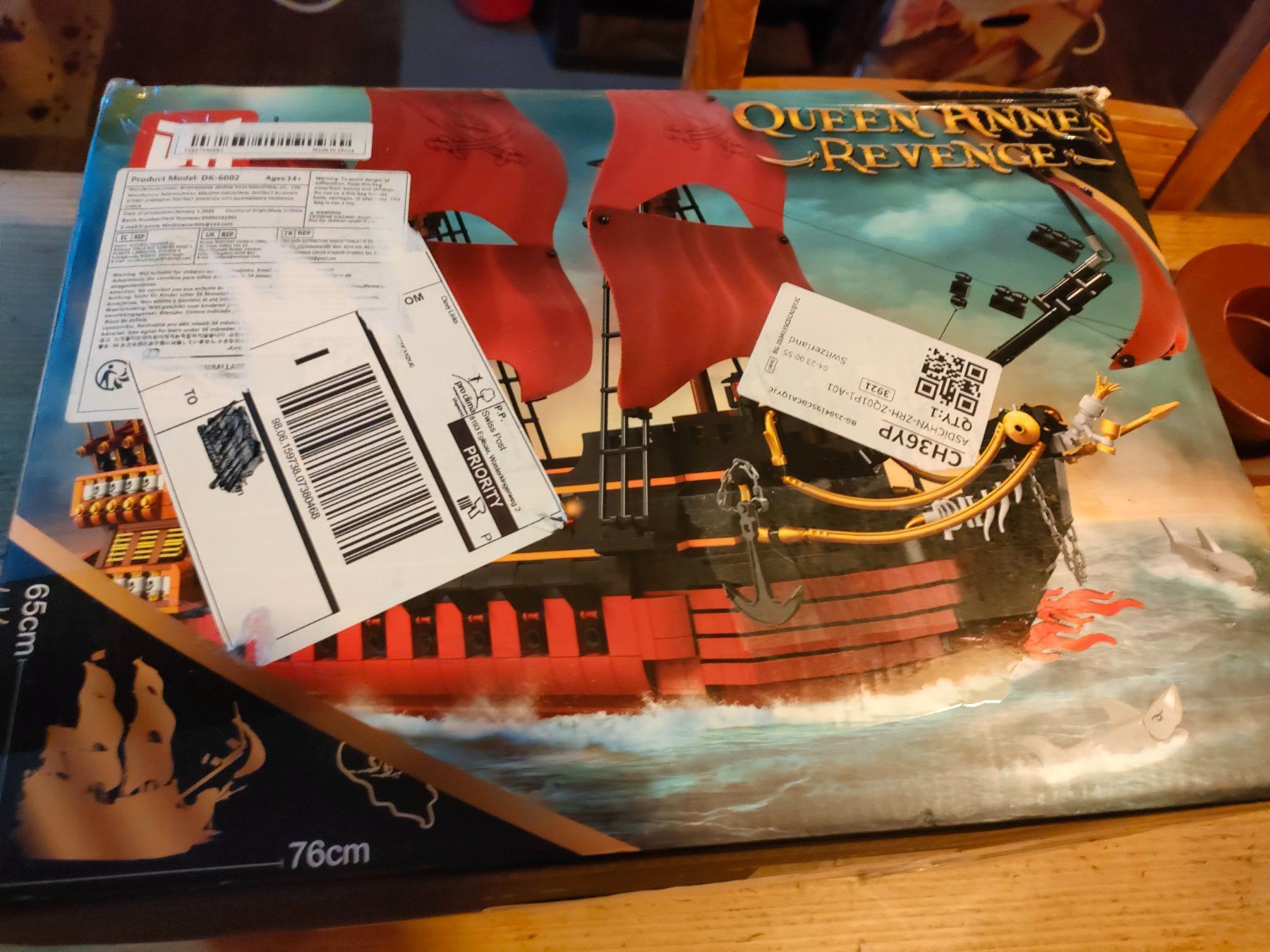 Giocattoli: Queen Annes  Revenge  "  Piratenschiff " – Nuovo e nell'imballaggio originale da Romanshorn venduto da Kattamaran 6