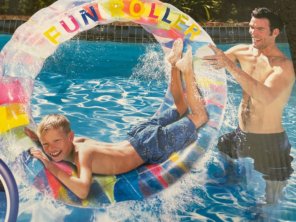 Aufblasbares Wasserrad Schwimmspielzeug 120cm - Buntes Pool Spielzeug Für Kinder