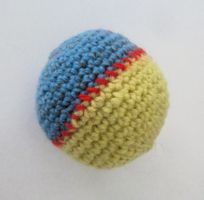 Ball mit Schelle für Katzen, handgemacht