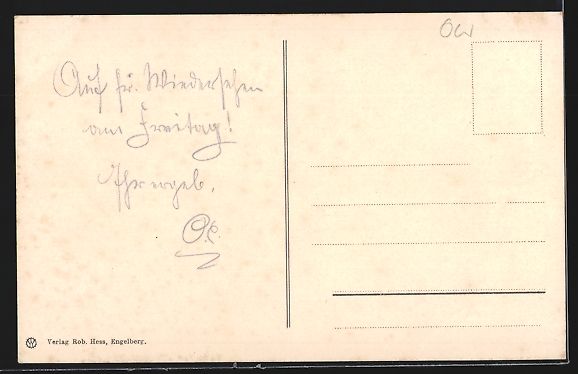 Cartes postales: AK Engelberg, Inneres der Klosterkirche – D'occasion à Berlin par bartko-reher 1