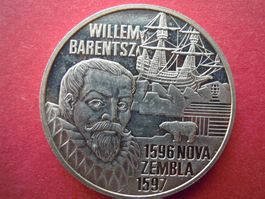 Willem Barentsz 5 Euro 1996 NL Gedenkmünze Münze