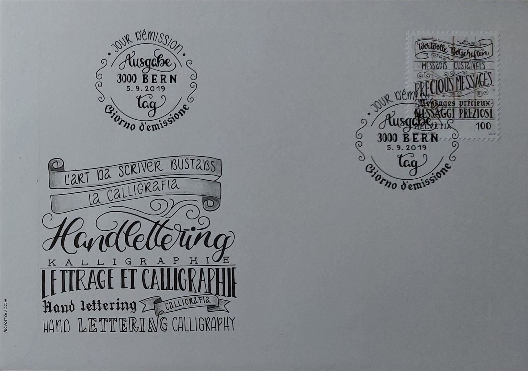 Tutti i francobolli: F1746 - FDC Calligraphie – Usato da Trélex venduto da Phil_Albert