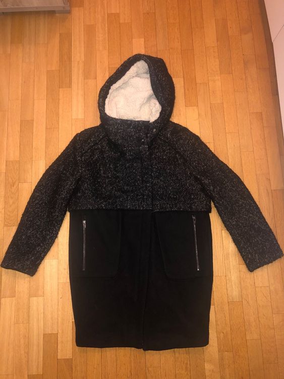 Manteau Zara Femme Taille M - Couleur Écru/Beige - Matière Coton Et Viscose - Neuf Sans étiquette