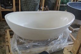 Badewanne Bad Wanne Terrazzo Stein Indoorbadwanne Steinwanne