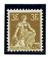 Helvetia 116i neuf* avec trace dans la gomme