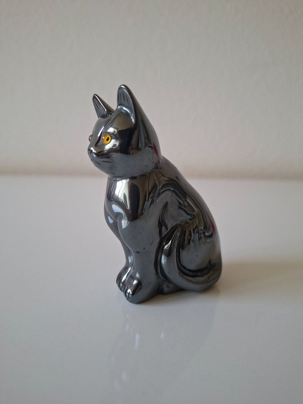 Figurines: Katze aus Hämatit / Blutstein – D'occasion à Zürich par Daniel517