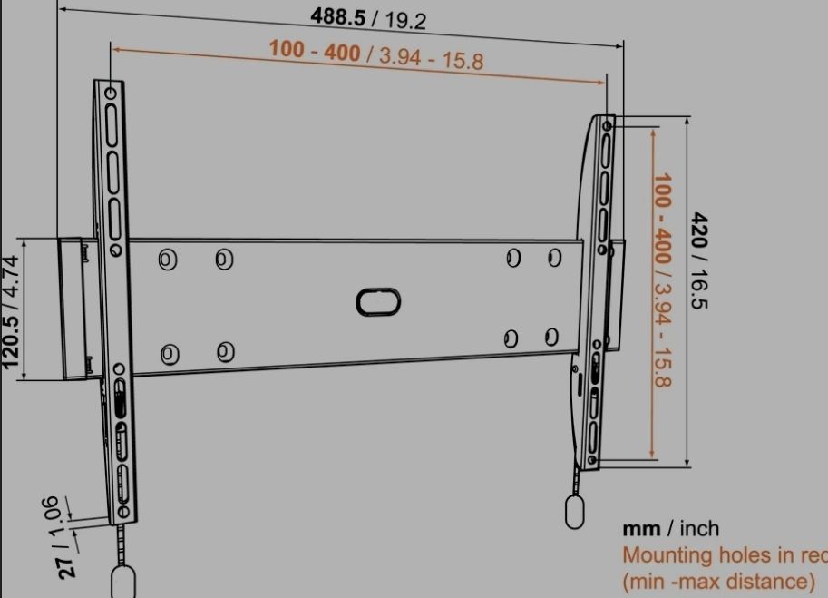 Supporti a parete: TV Wandhalterung Vogels Base bis 55" – Usato da Rombach venduto da Malivo 1