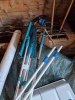Profi Reinigung-Set inkl. Teleskopstange und 2 Stiele