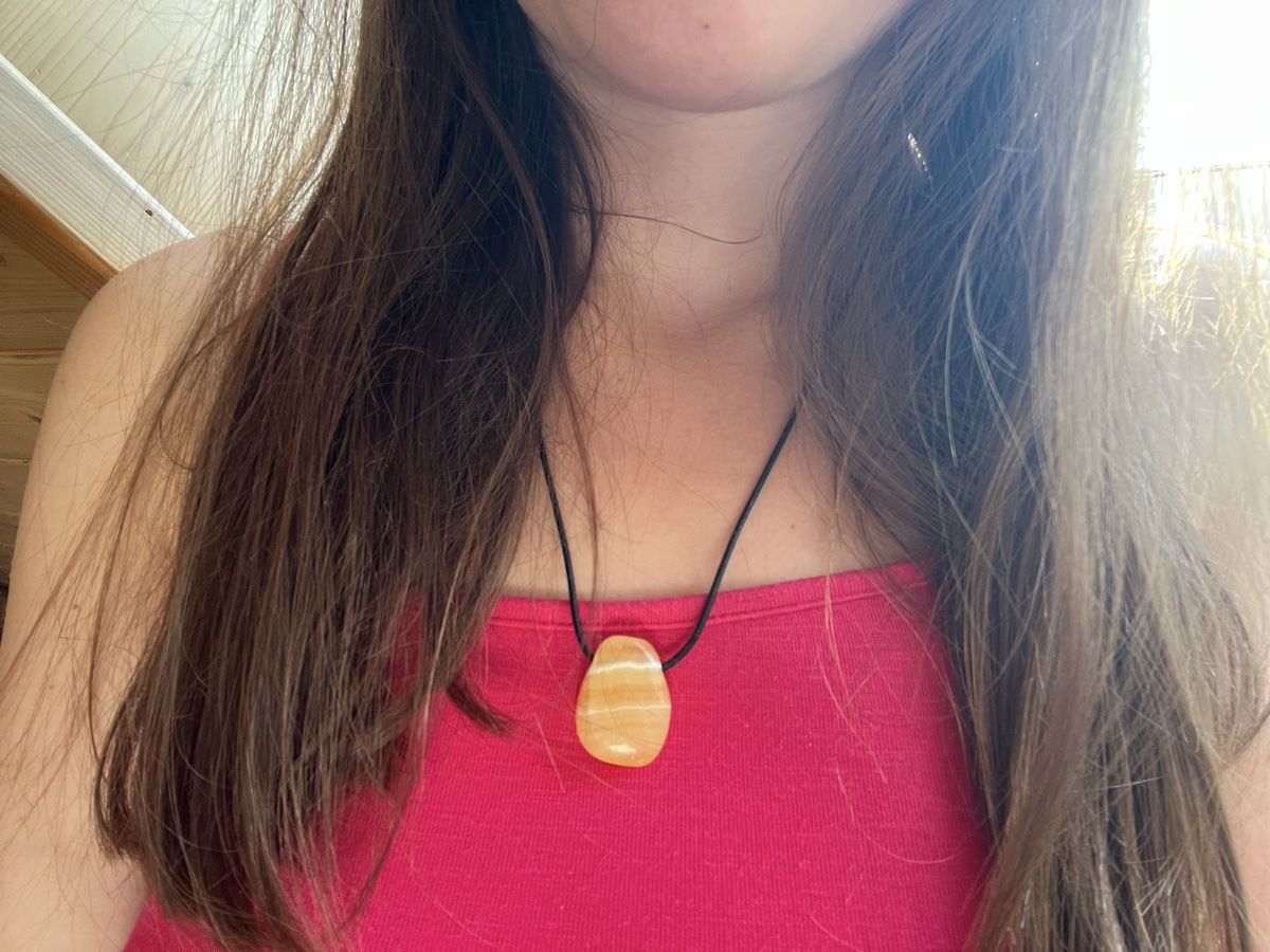 Catenine: Collier pierre jaune – Usato da Bossonnens venduto da noemie_01