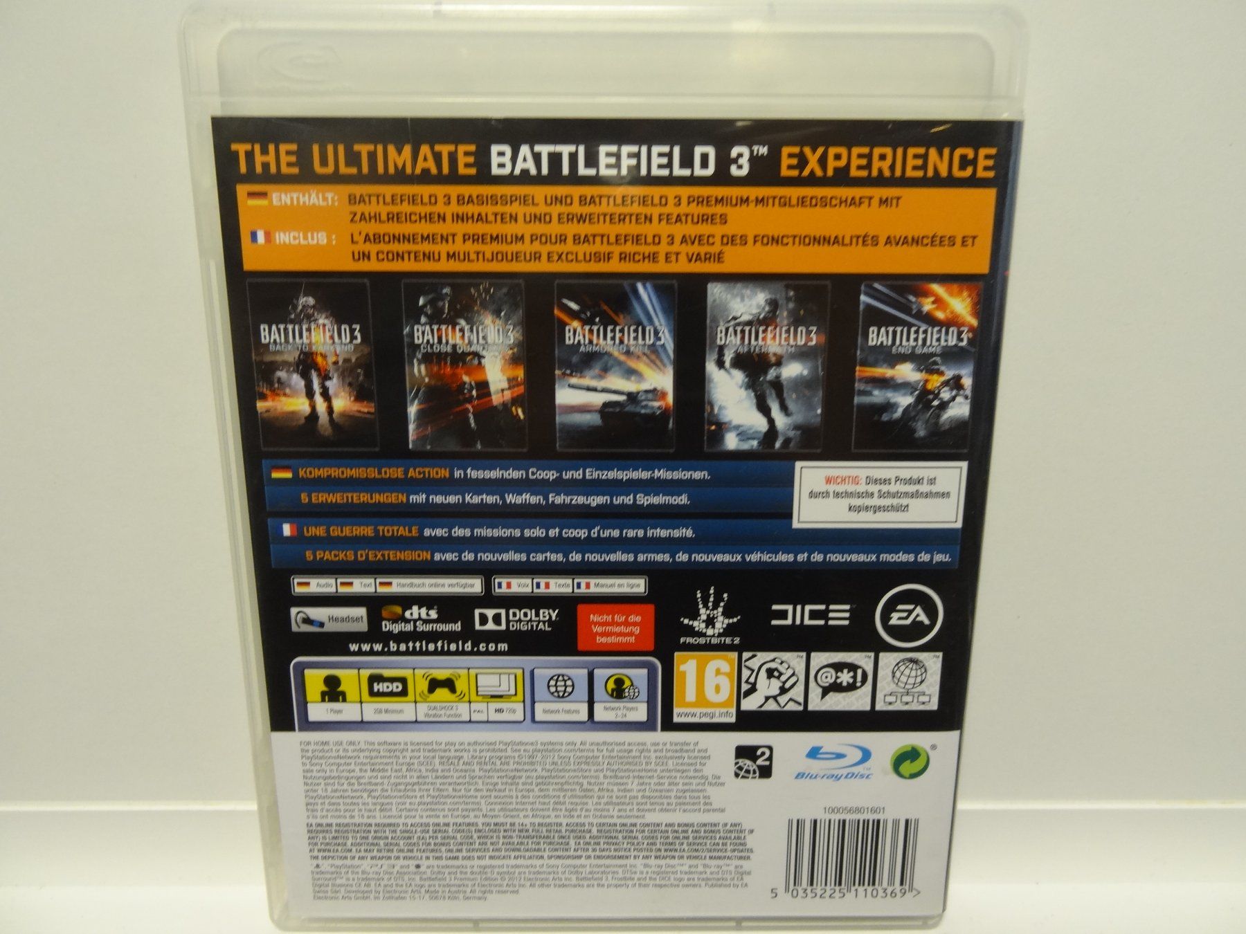 Sony Jeux: Battlefield 3 Premium Edition PS3 – D'occasion à luzern par musicandart 1