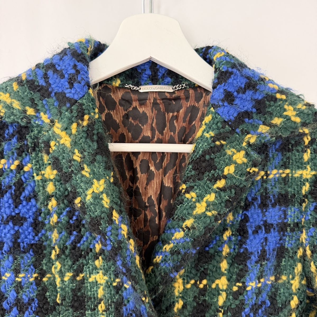 Dolce & Gabbana Mäntel: Dolce & Gabbana Multicolour Wool Bouclé Coat – Neu (gemäss Beschreibung) aus Emmen von Avviivva_Com2023 1