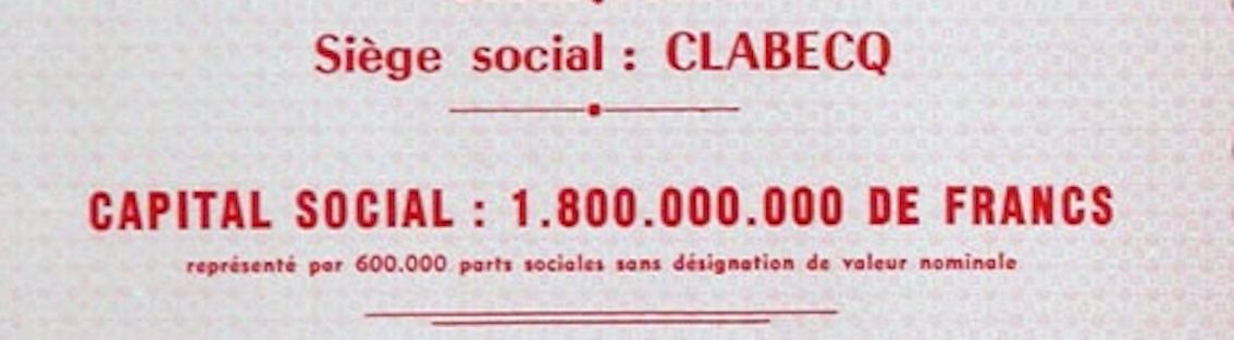 Dokumente: Forges de Clabecq SA, Clabecq - 1963 – Gebraucht aus Solothurn von Sgasche 1