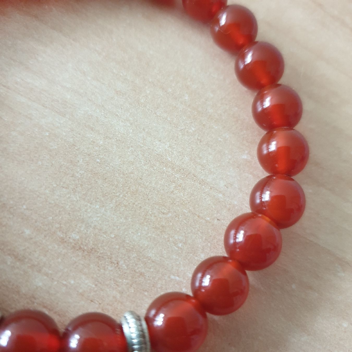 Bracciali & Braccialetti: Karneol Elastarmband mit Anhänger 19cm – Usato da Winterthur venduto da katzen07 2