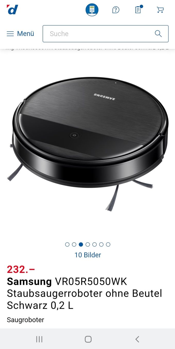 Samsung Aspirapolveri & Accessori: Samsung Staubsaugerrobotter, wie neu – Usato da Zürich venduto da Nina_FDR