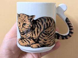 NEU! Kaffeetasse Katze Design