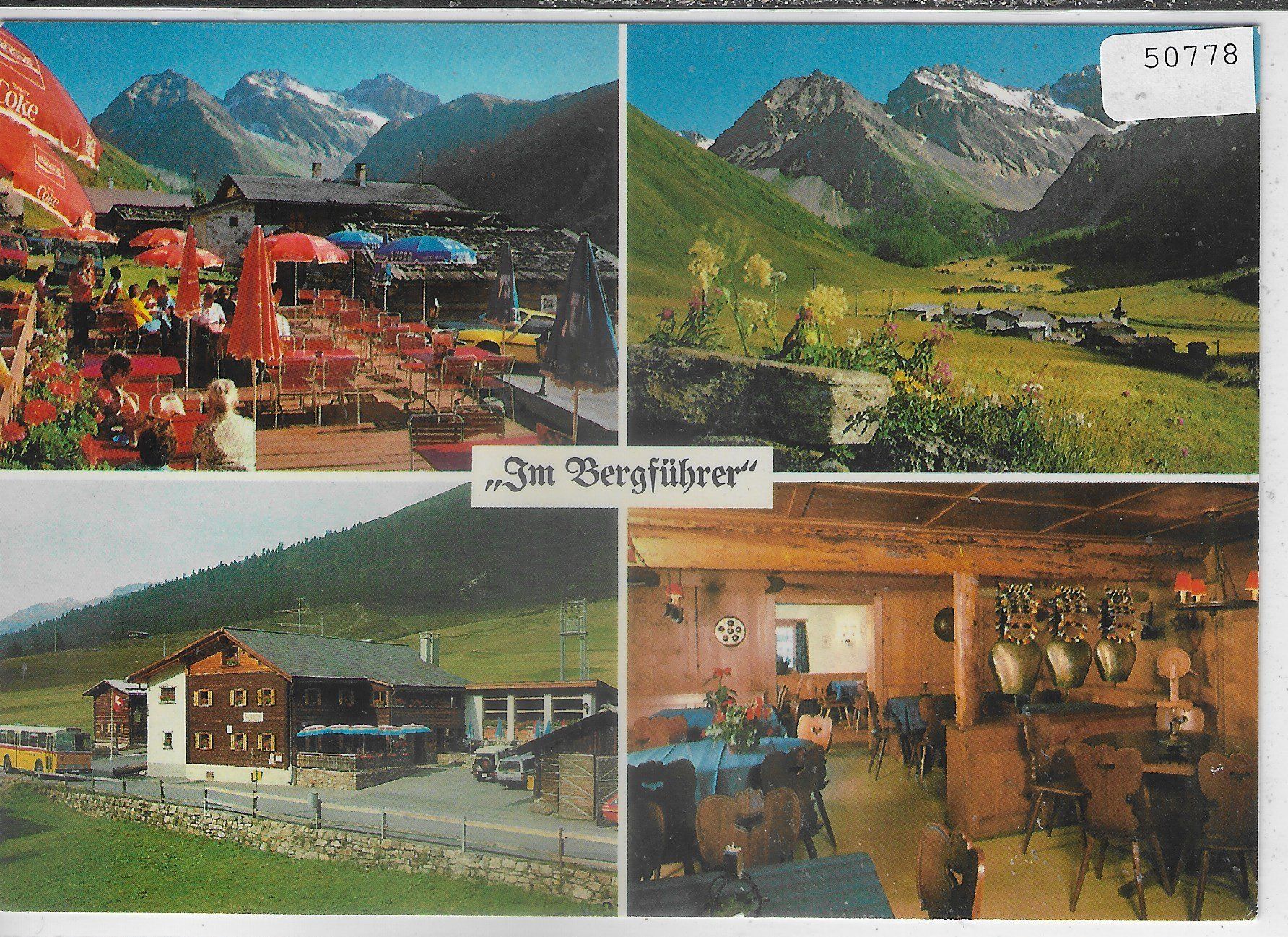 Cartoline postali: Restaurant "Im Bergführer" Sertig-Dörfli-Davos – Usato da Ettingen venduto da Kartenplanet
