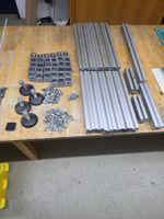 Diverse Bosch Alu Profile mit Zubehör