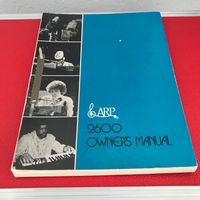 ARP 2600 Original owners manual, 1970s