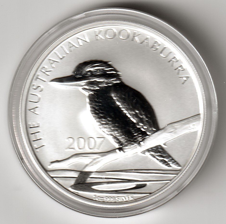 Tutti le monete: Kookaburra 2007 - 1 oz Silber BU – Nuovo e nell'imballaggio originale da Birr venduto da Chrysaor