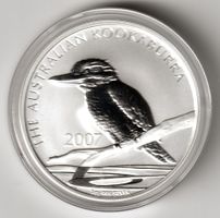 Kookaburra 2007 - 1 oz Silber BU