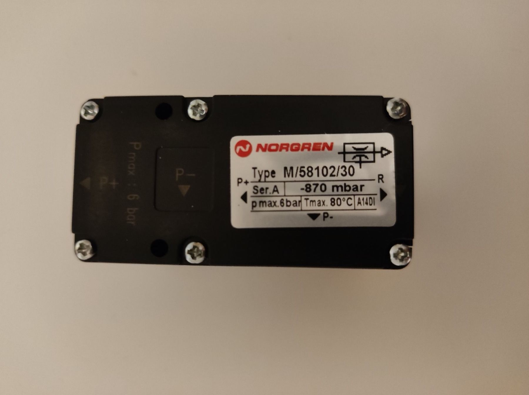 Componenti elettronici: NORGREN Vakuum-Ejektor  Typ: M/58102/30 – Nuovo e nell'imballaggio originale da Ufhusen venduto da HKSC