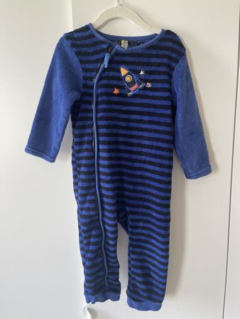 Orchestra Fleece Overall / Schlafanzug Gr. 92 – Rakete warm