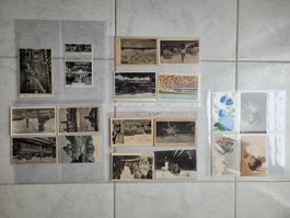 32 historische Postkarten ab 1906 bis 1950er Jahre