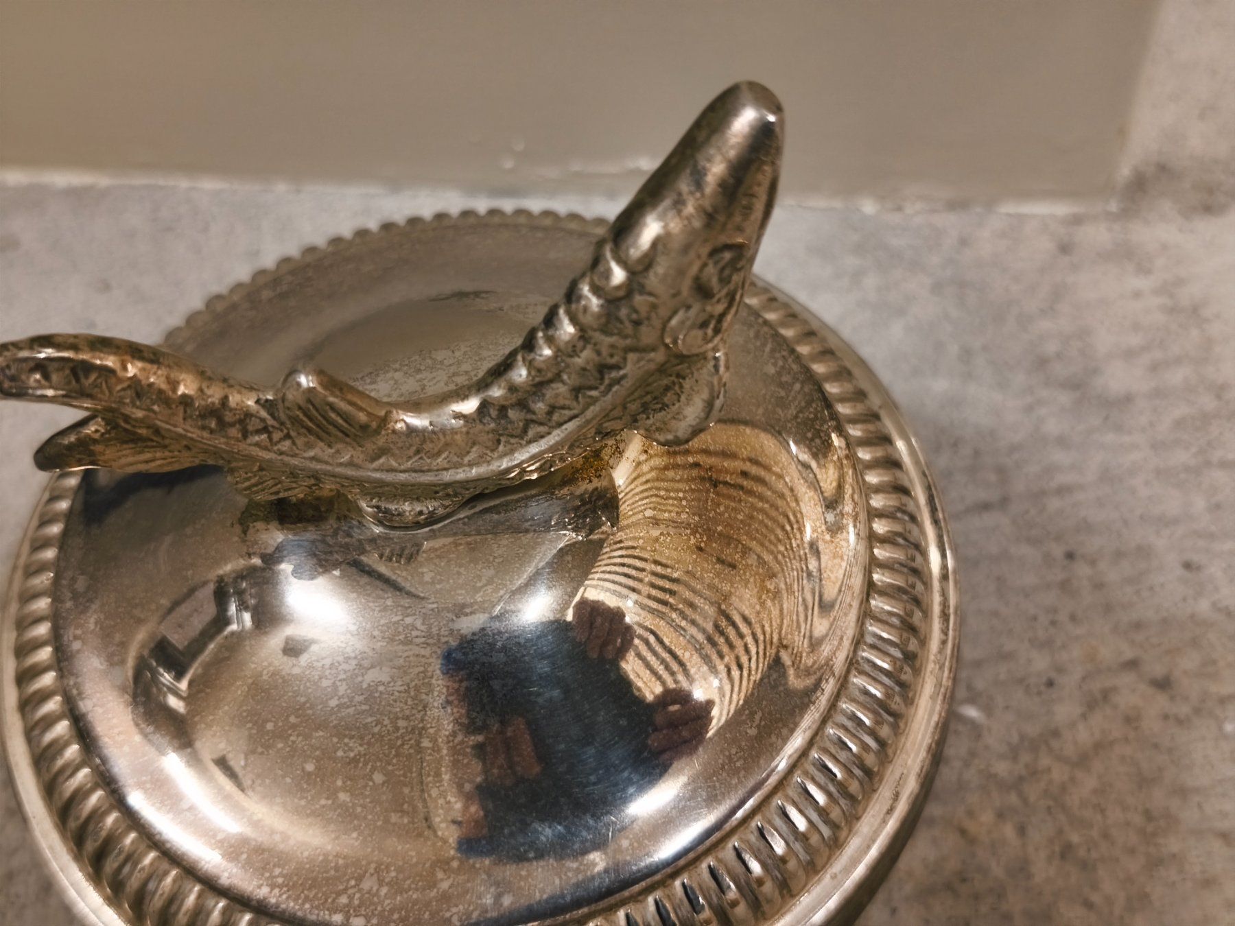 Zuckerdosen: Kleine Dose mit Deckel versilbert – Gebraucht aus Zürich von Jul69 1