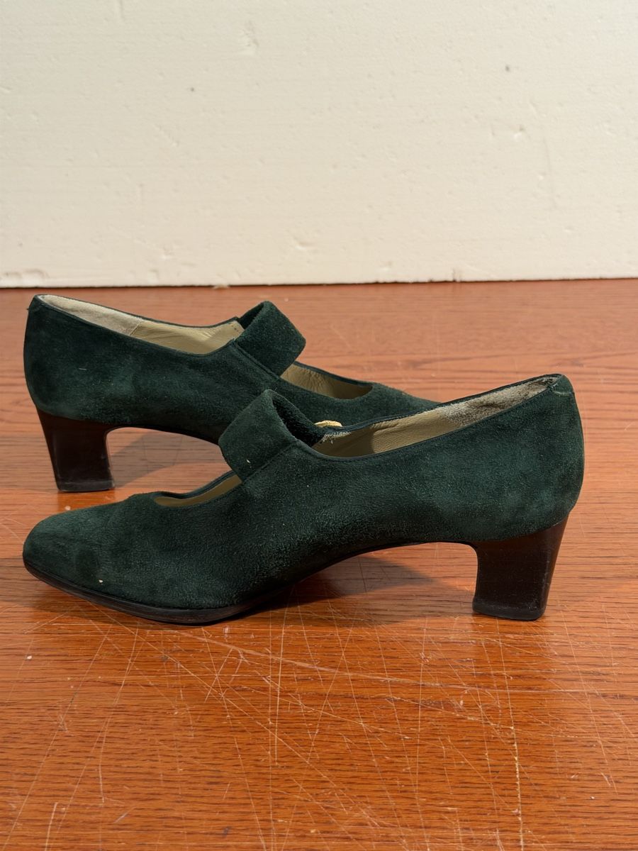 Bally Scarpe da donna: Chic Dark Green Suede Bally Pumps  – Usato da Lausanne venduto da vas_cdb2 3