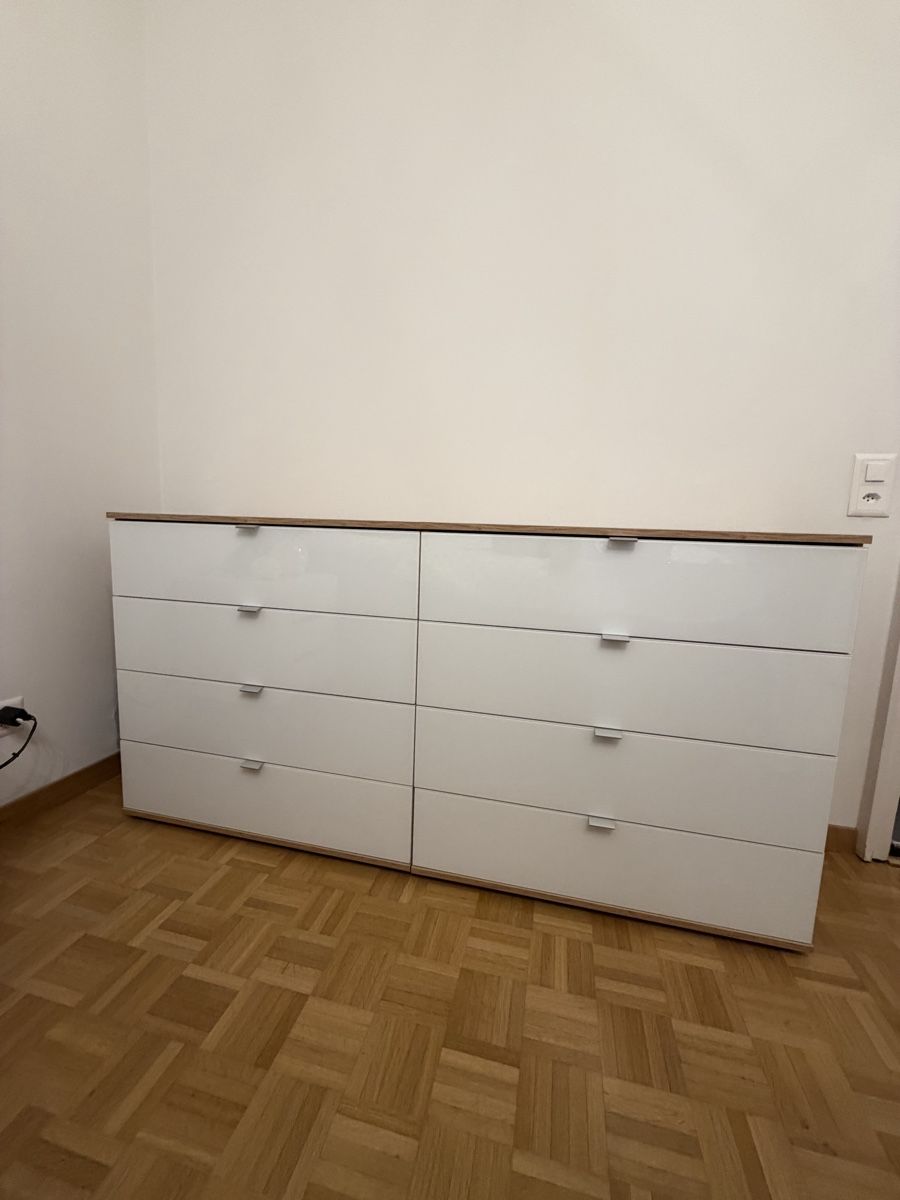 Kommoden: 2xKommode weiss Holzoptik – Gebraucht aus Baden von sch_v9d5 1